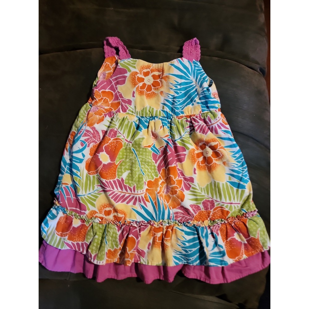 Janie and jack floral dress size 4t